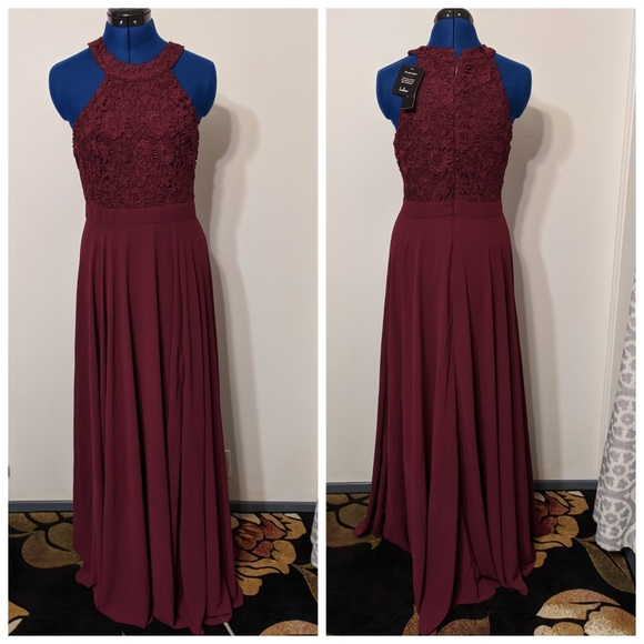 Lulu's Picture Perfect Lace Maxi Dress - Picture 1 of 2